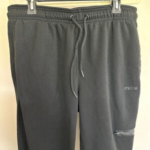 Men's Mitre Black Sweatpants Size XL